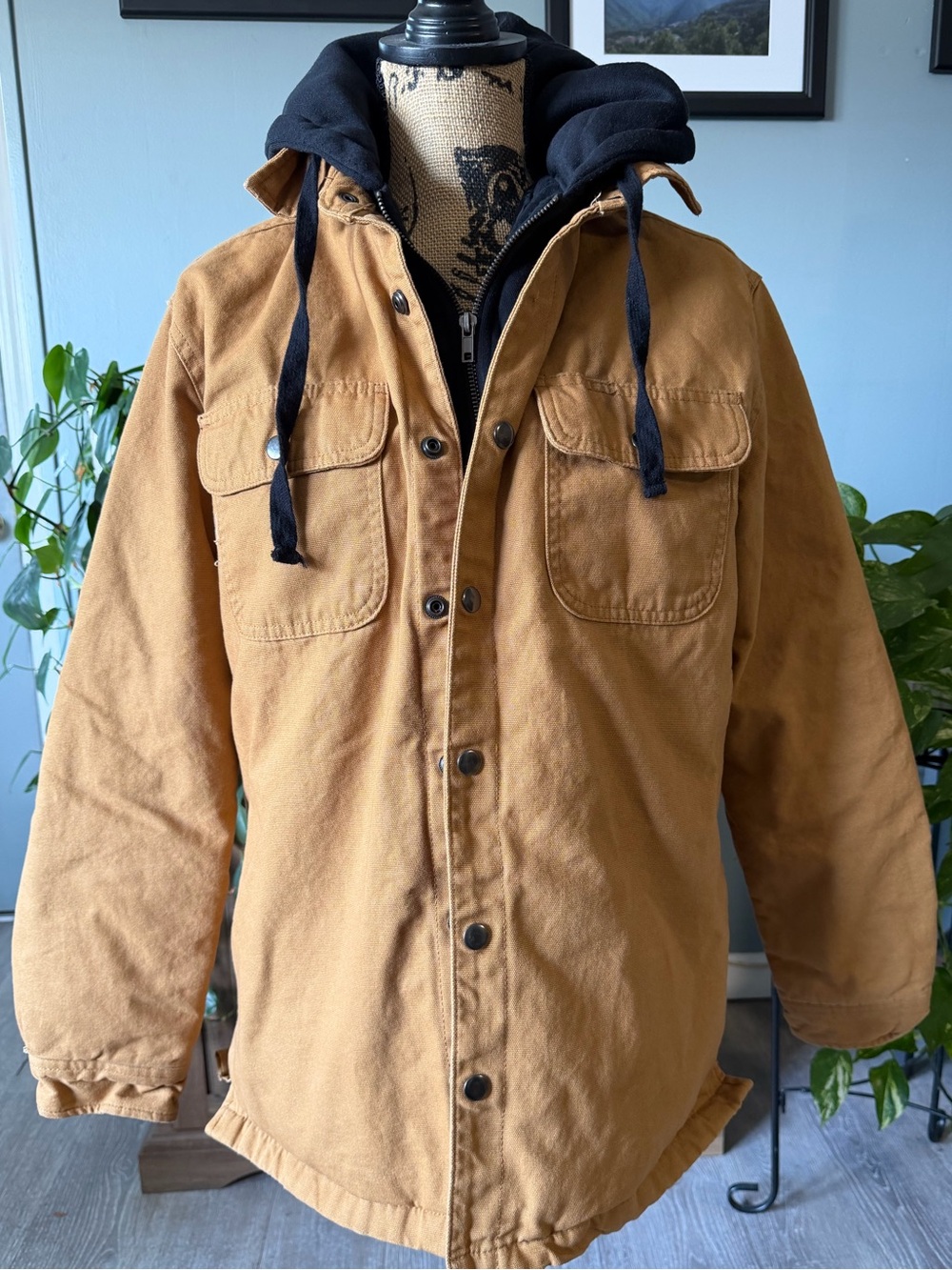 Men’s Berkley Jensen Canvas Jacket, Size M.
